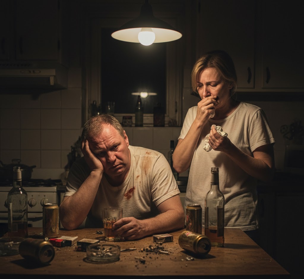 Чоловік алкоголік — що робити?