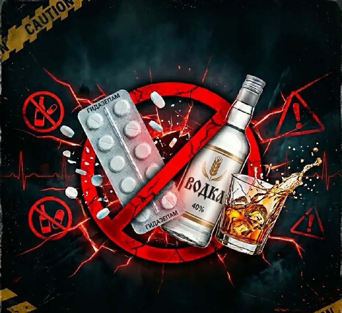 Гидазепам и алкоголь: почему это опасное сочетание