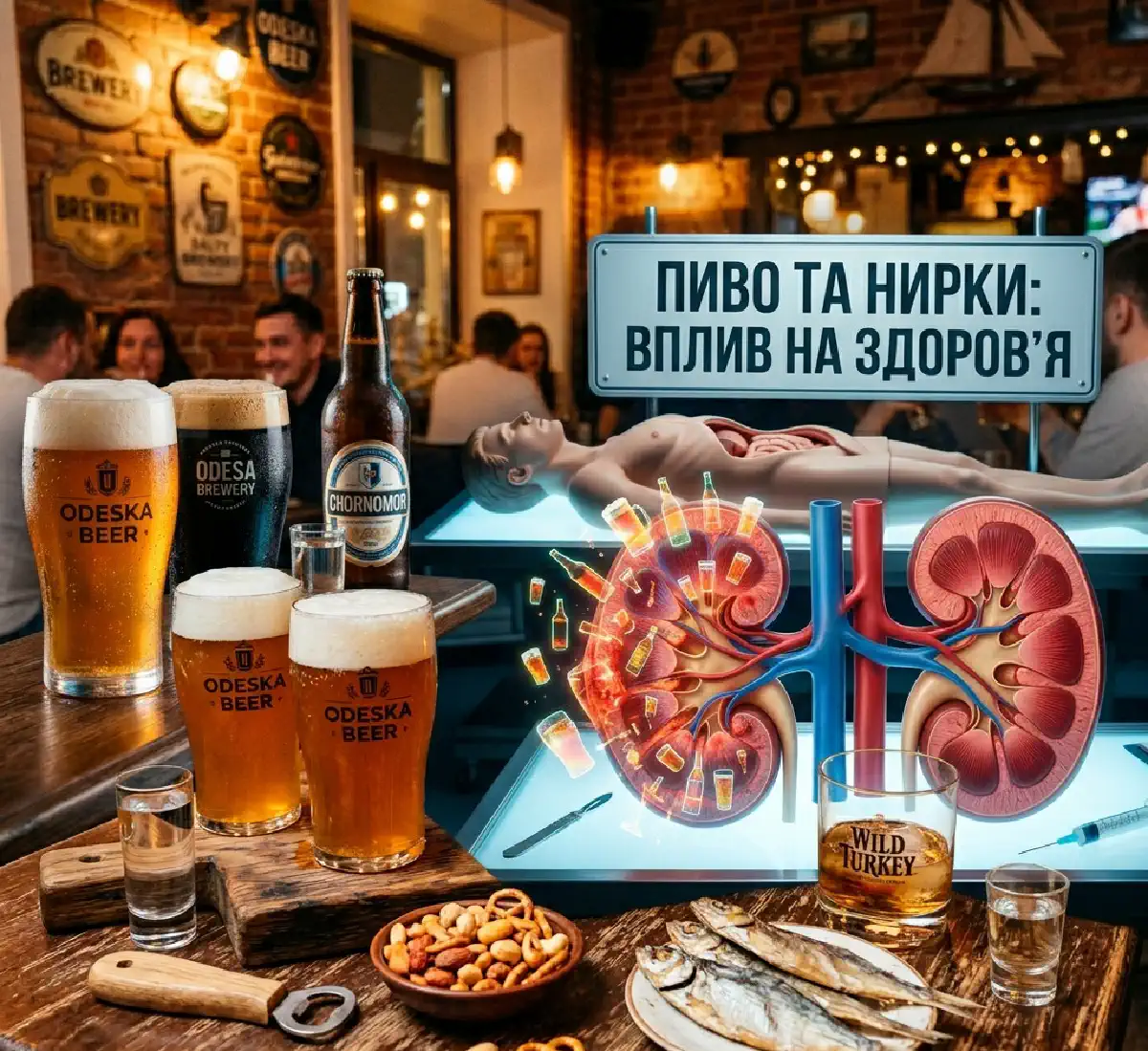 Почему после пива отекает лицо и болят почки