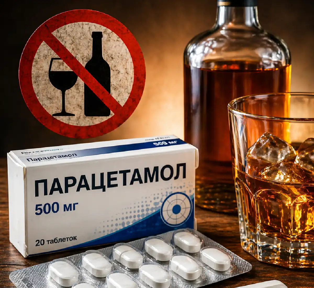 Чому поєднання алкоголю та парацетамолу небезпечне
